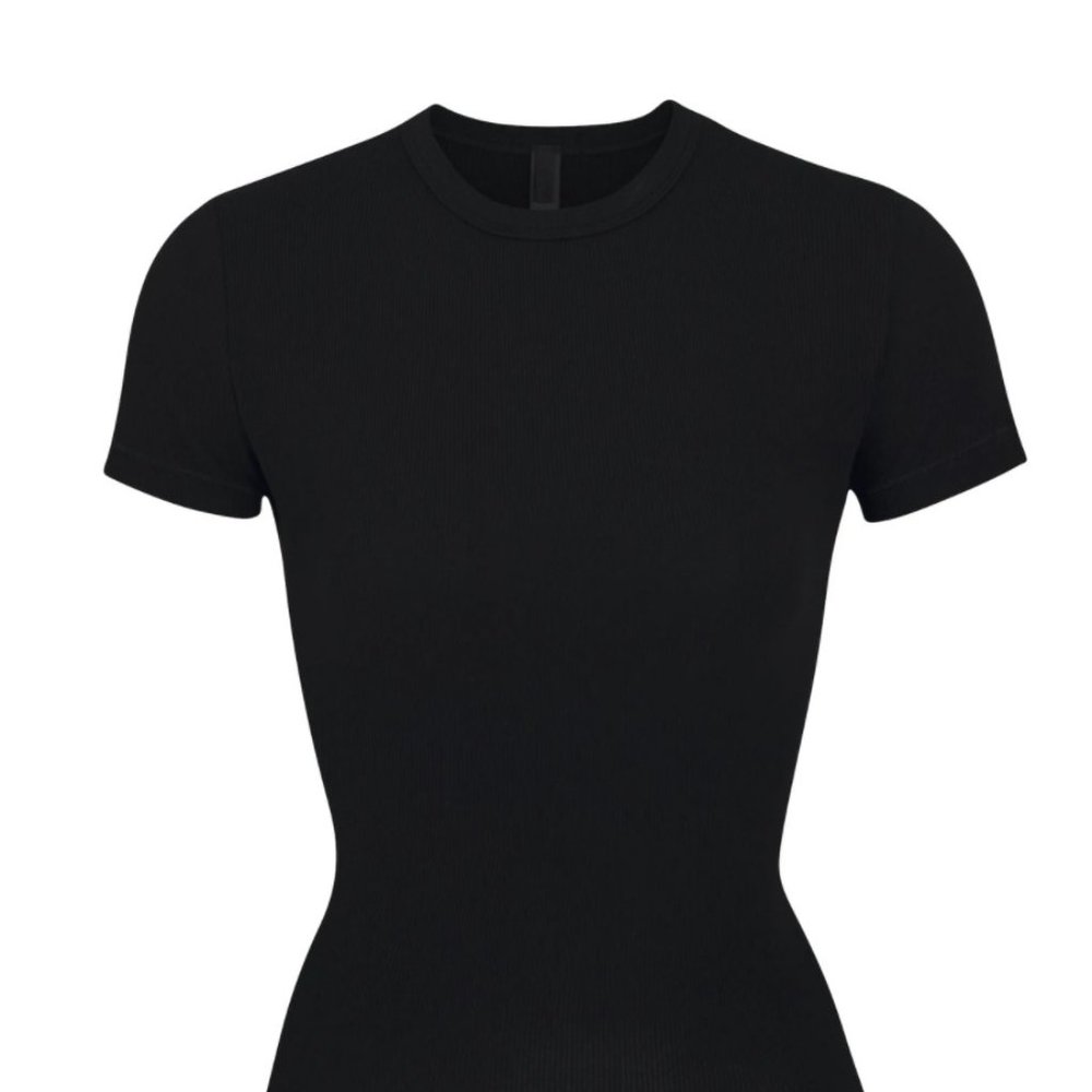 SKIMS SOFT LOUNGE BABY TEE - SIZE XS